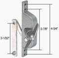 Jalousie Window Or Door Operator With 3 1 32 In Link For Air Control Aluminum Finish Wcm300 Non Handed T Crank Handle 