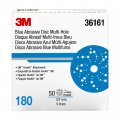 3m Hookit Blue Abrasive Discs 36161 Multi-hole 5 In 180 Grade Pack Of 50 Virtually Dust-free For Auto Sanding Body Repair