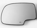 Mirror Glass With Backing Plate Heated 99-06 Chevy Silverado And Gmc Sierra 00-06 Tahoe Suburban Driver Left Side Replacement 