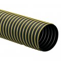 Rubber-cal Thermoplastic Flex Medium-duty Thermoplastic Hose 3 Id X 12 5ft Length -black Fully Stretched 