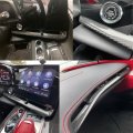 Yipmotiv Genuine Carbon Fiber Dashboard Strip Trim For Corvette C8 Z51 Z06 Zr1 Coupe Convertible 2020 2021 2022 2023 2024