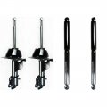 A-partrix 4 Front Rear Shocks Absorber Complete Struts Assembly Fits Plymouth Caravelle Reliant Chrysler Daytona Executive 