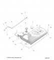 Polaris Snowmobile Gas Tank Pad Genuine Oem Part Qty 1