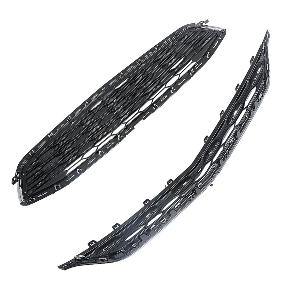 Front Honeycomb Mesh Bumper Grille Upper Lower Grill Replacement For Malibu 2016 2017 2018