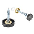 16 Pcs Screw Covers Caps 304 Stainless Steel Mirror Screws Decorative Cover Nails Fasteners For Sign Advertising Hardware 
