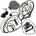 Caltric Wire Harness And Ignition Rebuild Kit Compatible With Yamaha Rhino Hardwoods Hunter Yxr66faht 2005