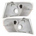 Wflnhb Front Headlights Assembly Replacement For 2001 2002 Toyota Corolla Headlamps W Corner Signal Lamp Driver And Passenger