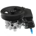 Power Steering Pump With Pulley Reservoir Replacement For Dodge Dakota 2005-2007 V6 3 7l 4 Assist 