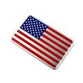 10 Pcs American Flag Aluminum Car Emblem Badge Sticker