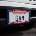 Metro State Denver Primary Logo License Plate Tag Frame