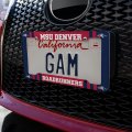 Metro State Denver Primary Logo License Plate Tag Frame