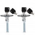 Qiilu Car Hood Lock Quick Release Latch Universales Pins Clip Kit Replacement Black Latch