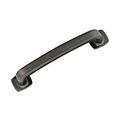 10 Pack Rok Hardware 3-3 4 96mm Hole Industrial Square Style Antique Nickel Kitchen Vanity Dresser Cabinet Pull Handle 4-21 32 