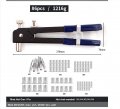 86 Pcs Heavy Blind Rivet Nut Tool Kit Hand Riveter Wrench Threaded Insert Rivnut Nutsert With M3 M4 M5 M6 M8 For Furniture
