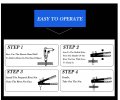86 Pcs Heavy Blind Rivet Nut Tool Kit Hand Riveter Wrench Threaded Insert Rivnut Nutsert With M3 M4 M5 M6 M8 For Furniture