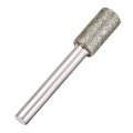 Uxcell Diamond Burrs Grinding Drill Bits For Carving Rotary Tool 1 4-inch Shank 10mm Cylindrical 120 Grit 2 Pcs