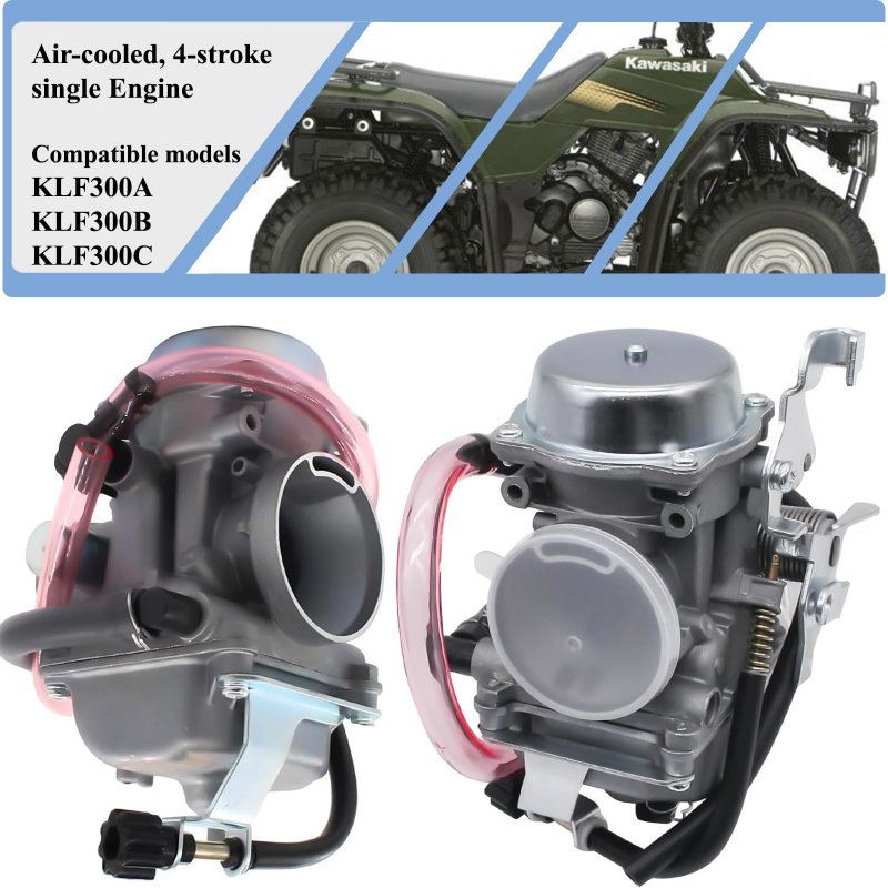 Kawasaki Bayou 300 Carburetor Klf300a Klf 300a 1986-1987 4 Stroke Atvs