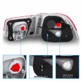 Amerilite 2 Door Coupe Taillights Housing 4 Pieces Red Clear For Honda Civic Passenger And Driver Side
