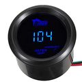 Digital Water Temperature Gauge 2 In 52mm Fahrenheit Meter With Blue Led Display 12v Universal For Auto Automotive Truck Boat