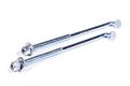 All99175 Battery Box Bolt J-bolt With Nuts Grade 2 Machined Double End Threaded Fastener Universal Fit 1 Pair 