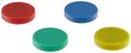 Colorful Ceramic Disc Magnets Rubber Coated Red Blue Green Yellow 1 Of Each Color 