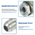 Uxcell Universal 10an-m18x1 5 Turbo Oil Pan Return Drain Plug Adapter Fitting With Bolt And Sea O-ring Rust Resistance Metal