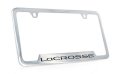 Gm Lacrosse Wordmark Buick Chrome Plated Lincese Plate Frame Holder 2 Hole 