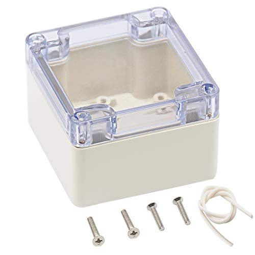 Waterproof Ip65 Junction Box Abs Plastic Electrical Project Enclosure With Clear Cover Grey 3 In X 2