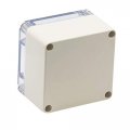 Waterproof Ip65 Junction Box Abs Plastic Electrical Project Enclosure With Clear Cover Grey 3 In X 2
