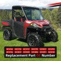 Engine Cylinder Head Gasket And Seal Kit For Polaris Ace General Rzr Ranger 900 1000 Fits Models 2013 To 2024 Part Number