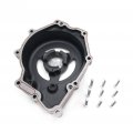 Httmt Mt313-008a- Motorcycle Engine Stator Cover See Through Compatible With Yzf-r6 2006-2014 Black Left Side