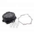 Httmt Mt313-008a- Motorcycle Engine Stator Cover See Through Compatible With Yzf-r6 2006-2014 Black Left Side