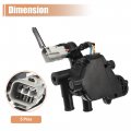 X Autohaux 1667021010 Engine Coolant Flow Control Valve Water Replacement For Toyota Prius 2004-2009 Heater Assembly