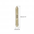 Uxcell 10x31mm Hanger Bolts 6pcs Double Ended Self-tapping Thread Wood To Dowel Screws For Connecting