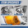 Factory Style Halogen Headlight Lamp Compatible With Toyota 4runner Limited Sr5 2010-2013 Passenger Right Side Chrome Housing