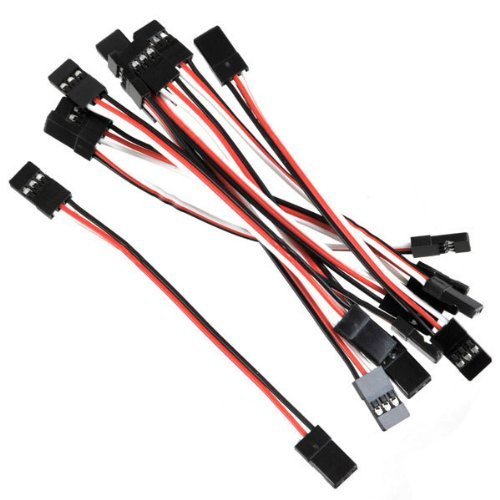 Honbay 10 Pcs Remote Control Servo Extension Cable Wire