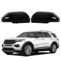 Glossy Black Mirror Cover Replace For 2020 2021 2022 2023 2024 2025 Ford Explorer With Turn Signal Direct Replacement Clip On 