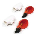 Automatic Poultry Water Drinking Cup And Pvc Fitting 2 Pack For Chicken Hen Quail Turkey 1 5 In Depth With Float Backflow 