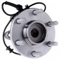 Ocpty New Wheel Hub Bearings Front Axle 6 Lugs With Abs Compatible For Pathfinder Frontier Suzuki Equator 2005-2009 Oe 515064
