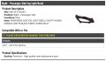 Right Passenger Side Fog Light Bezel Matte Black Compatible With 2011-2013 Kia Optima Korea Built Excludes Hybrid
