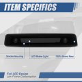 Auto Dynasty 3d Led Bar Tinted Housing 3rd Third Rear Center High Mount Brake Light Stop Lamp Compatible With Jeep Commander