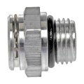 Transmission Oil Cooler Line Connector For Chevy Silverado 1500 2000 2006 Aluminum Straight Fitting 0 375 In End 1 Od Replaces 