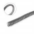Uxcell Brush Weather Stripping Card-slot Seal Strip Pile Weatherstrip Sweep Elastic For Door Window 10m 32 8ft Length 5x6mm Wxh