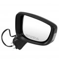 Ocpty Black Passenger Side View Mirror Textured With Power Adjustment Manual Folding Turn Signal Compatible For 2016-2018