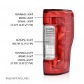 G-plus Taillights Rear Right Passenger Side W O Bulbs Mpatible With Ford F250 F350 Super Duty 2017-2019 Fo2801256 Hc3z13404d