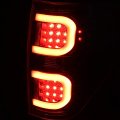 Dual C-tube Led Tail Light Brake Lamps For Ford F150 94-14 Driver And Passenger Side Black Housing Smoked Lens 