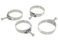 Upper And Lower Hose Clamp Set Correct Wittek For 1969 Corvette 1st Quarter Premium Replacement Parts Classic Car Restoration
