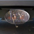 Deer In The Woods Oval Tow Trailer Hitch Cover Plug Insert