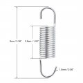 Uxcell 6cm Length Motorcycle Motorbike Silver Tone Kickstand Return Spring For Gn125