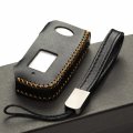 Vitodeco Genuine Leather Smart Key Fob Case Compatible For Kia Soul Seltos Sportage Niro Sorento Telluride Rio Forte K5 